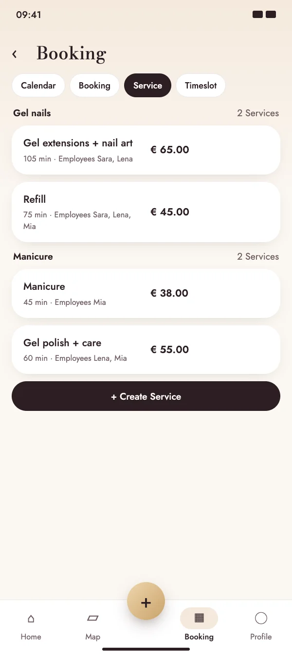 Services with clear prices