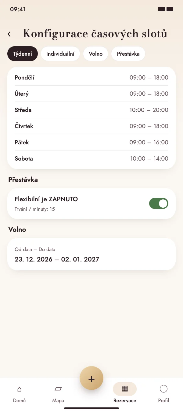 Časy, které sedí vašemu týdnu