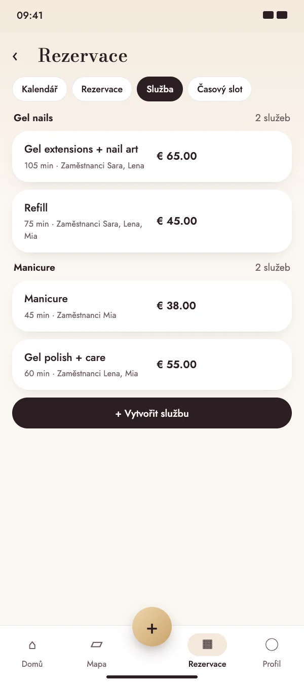 Služby s jasnými cenami
