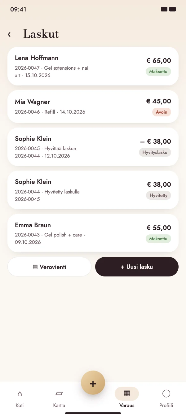 Peruutukset hoidetaan oikein