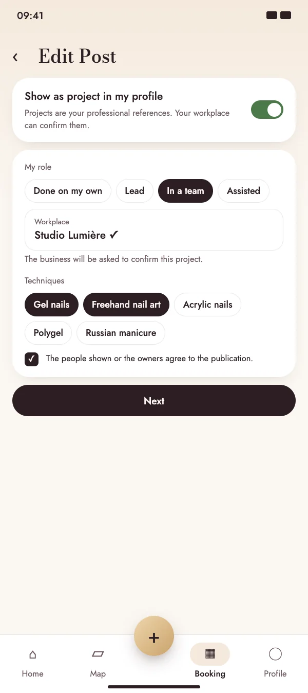 Turn a post into a project