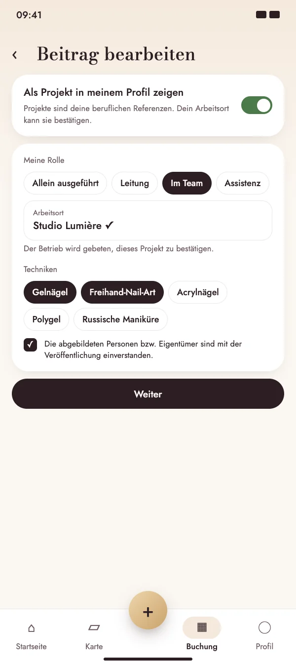 Aus einem Beitrag wird ein Projekt