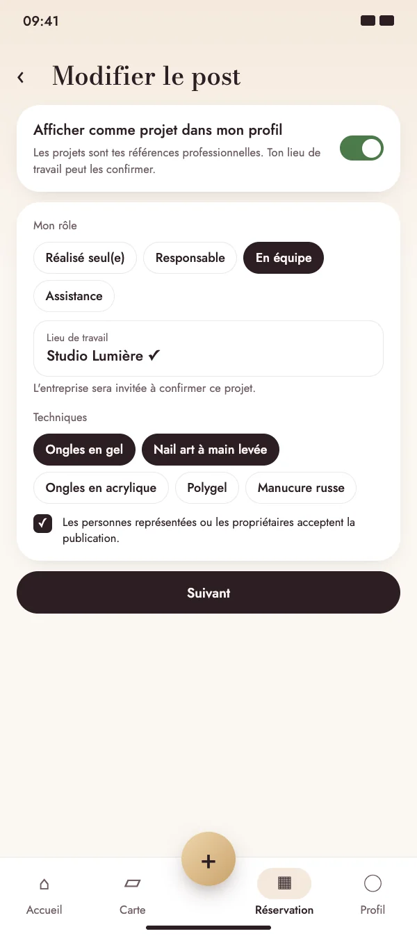 Une publication devient un projet