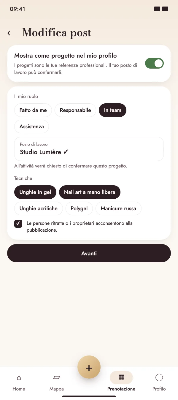 Un post diventa un progetto