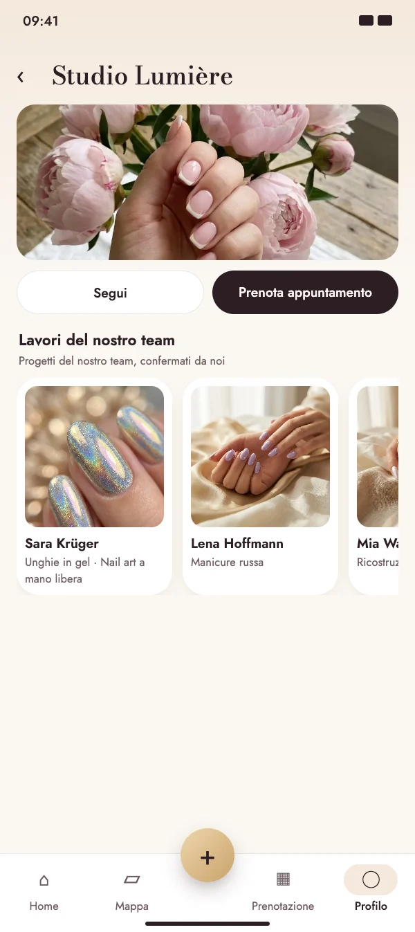 Le attività mostrano il lavoro del loro team