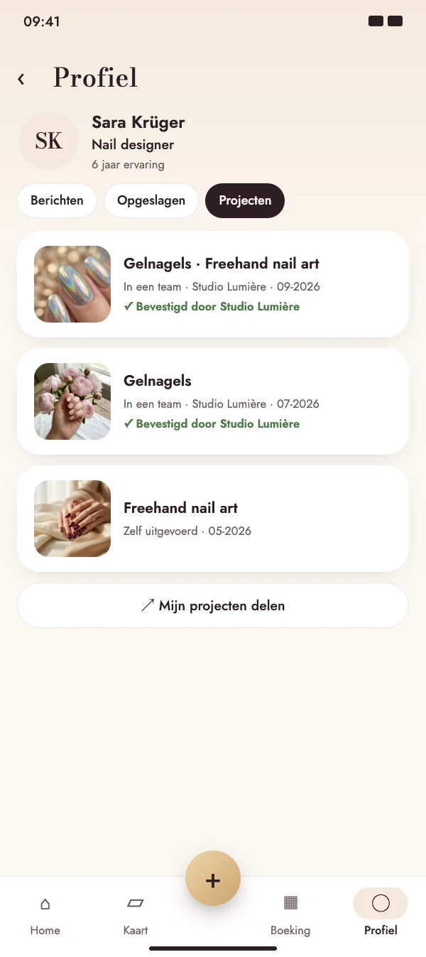 Van bericht naar project