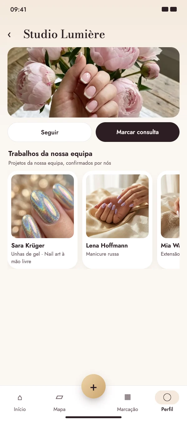 Os estabelecimentos mostram o trabalho da equipa