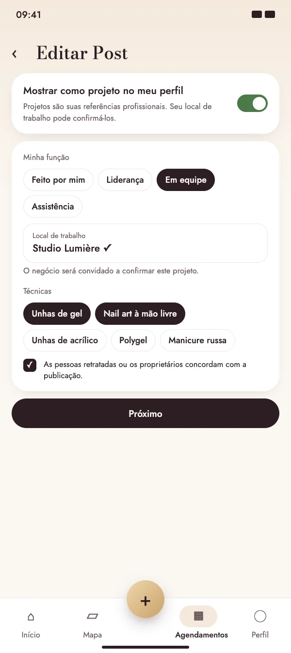 Uma publicação vira projeto