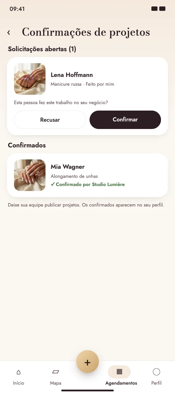 Seu local de trabalho confirma
