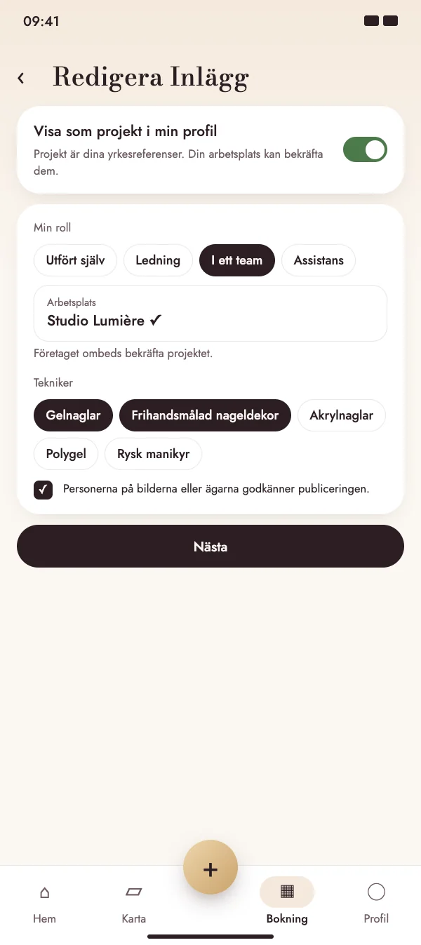 Ett inlägg blir ett projekt