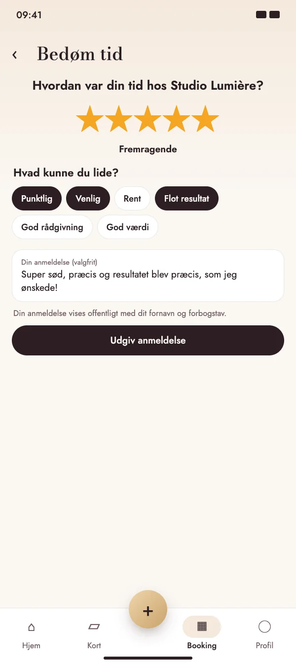 Stjerner, tags og et par ord