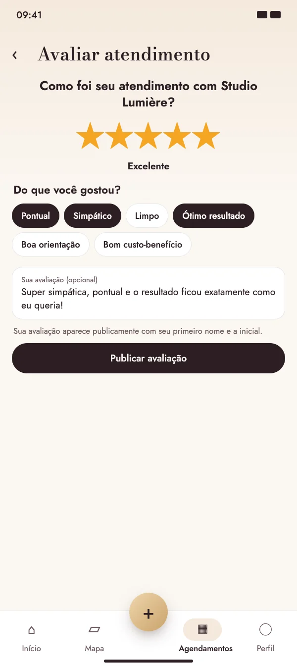 Estrelas, tags e algumas palavras