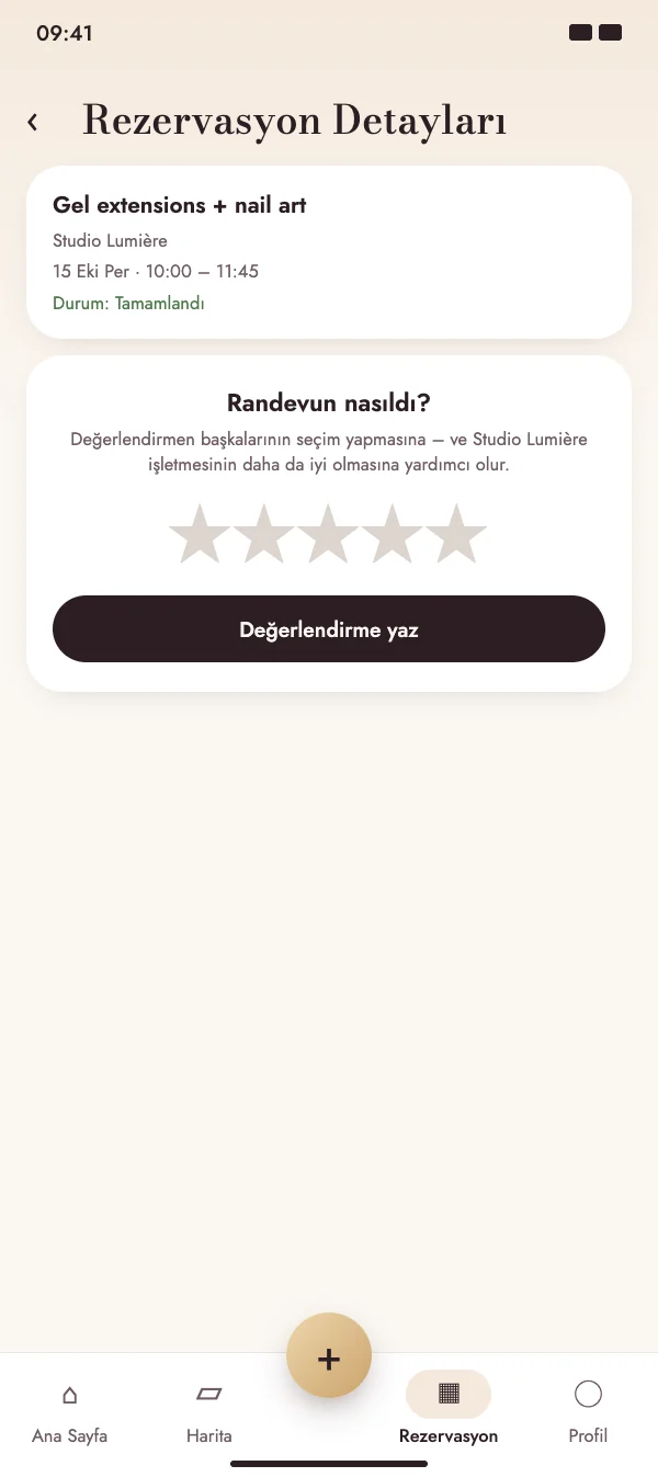 Randevudan sonra NailMe nasıl geçtiğini sorar