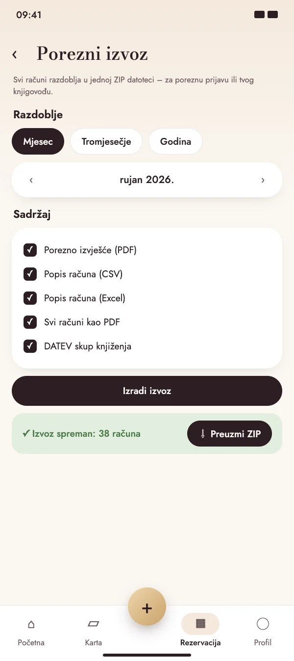 Odaberi razdoblje i sadržaj