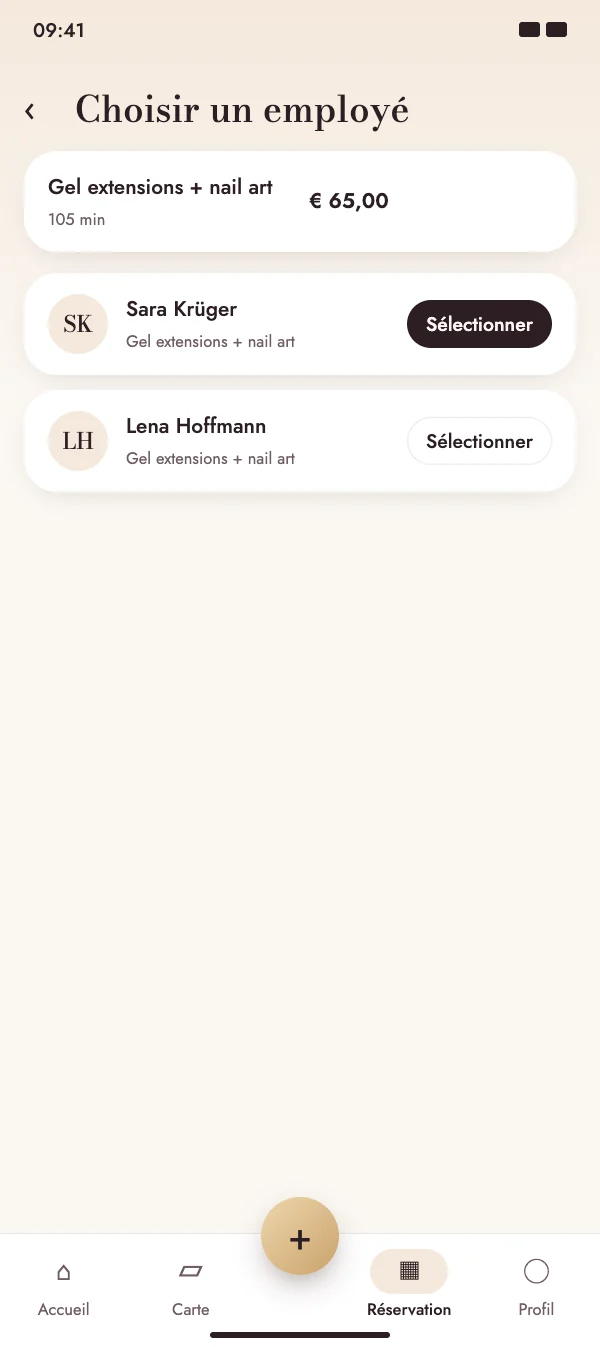 Les clients choisissent avec qui ils réservent