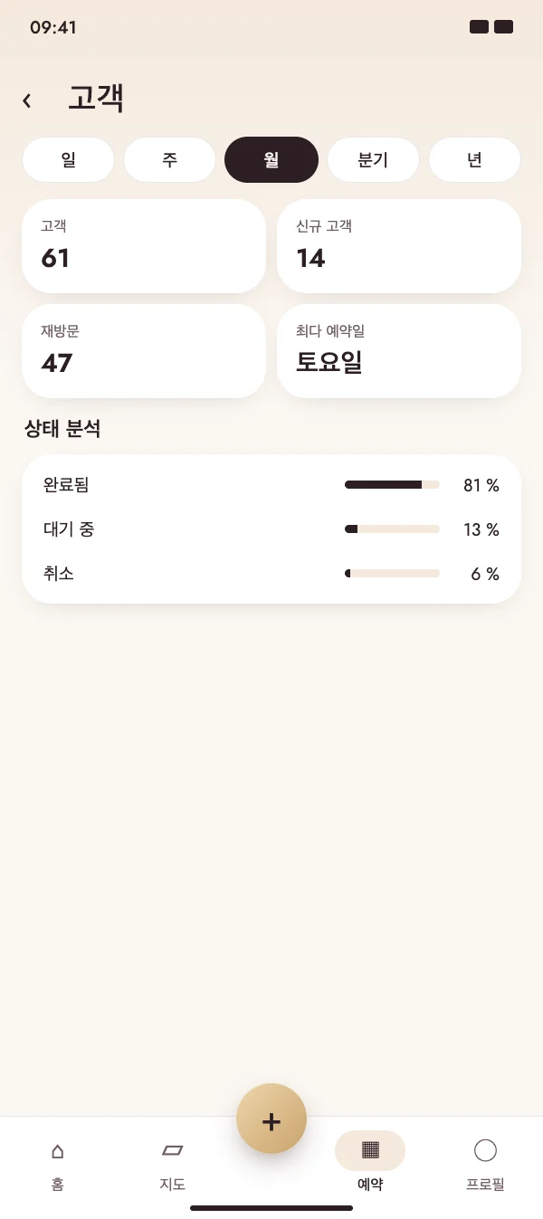 고객을 알아가세요