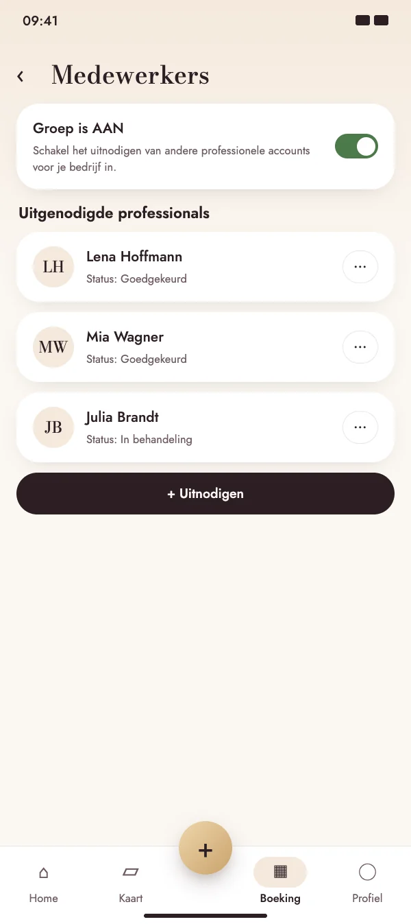 Breng je team samen in één groep