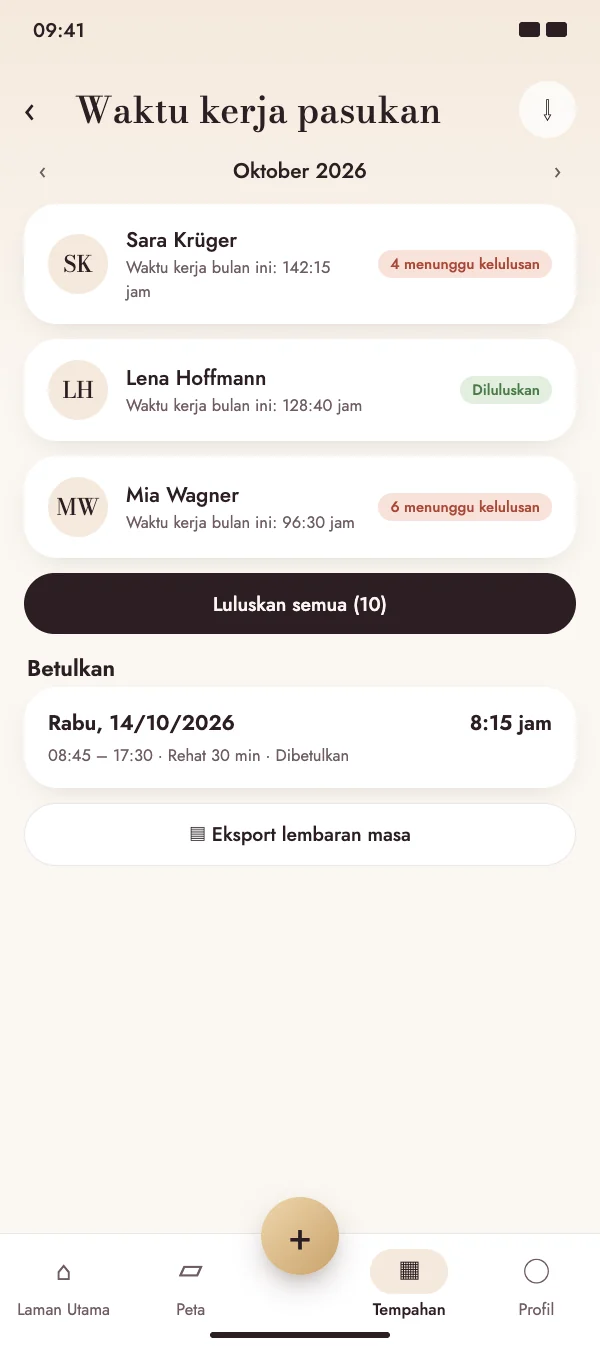 Luluskan seluruh pasukan sekali gus