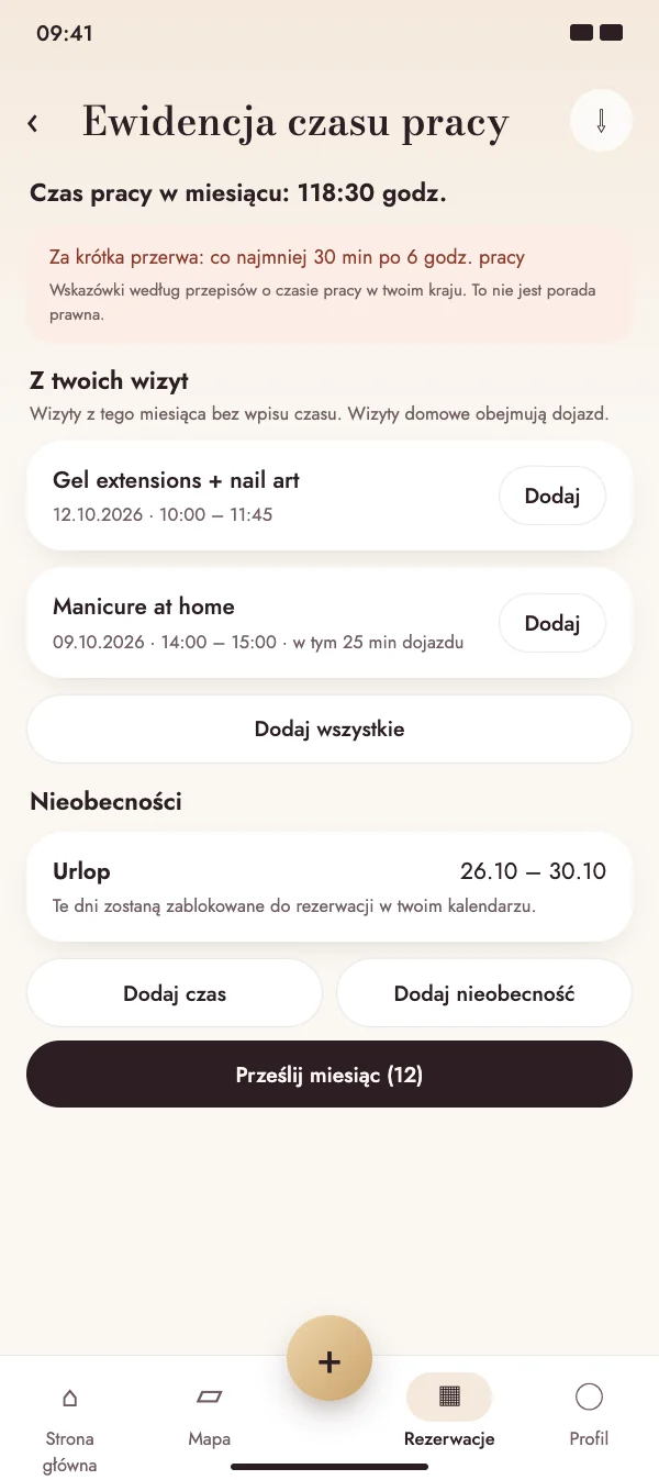 Wizyty stają się czasem pracy