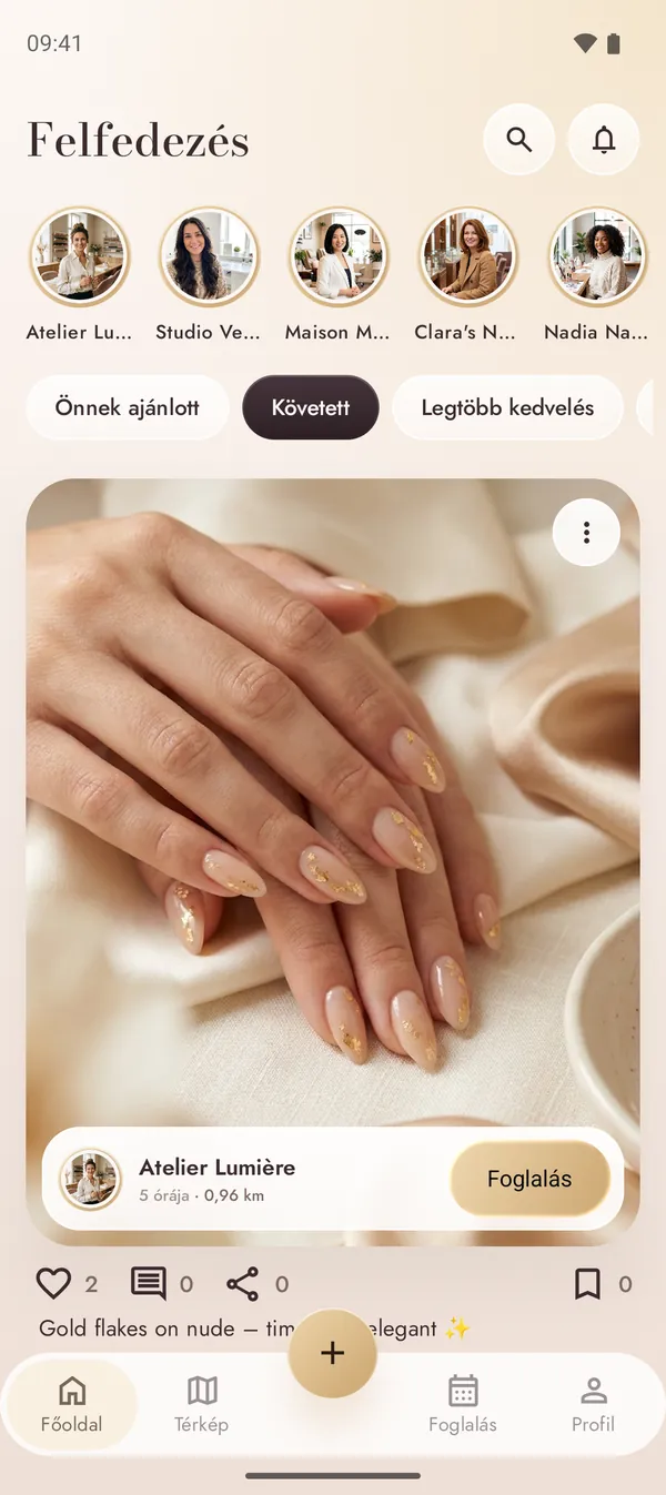 NailMe hírfolyam közeli szalonok körömdíszítéseivel
