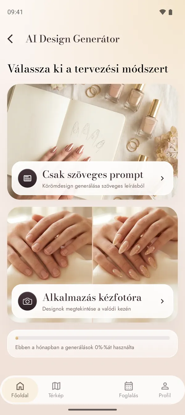 MI-mintagenerátor szöveges leírással és kézfotó móddal