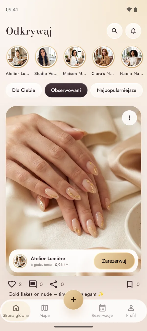 Feed NailMe ze stylizacjami ze studiów w pobliżu