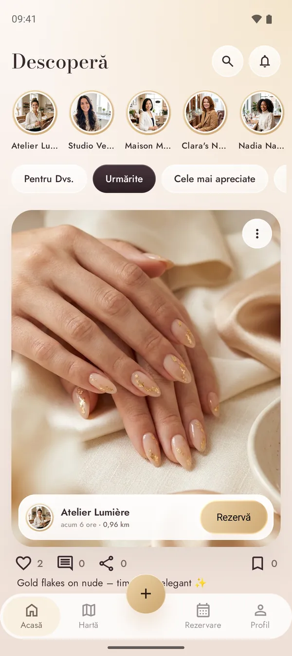 Feed NailMe cu nail art de la saloane din apropiere